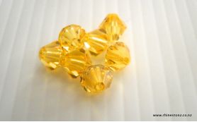 Swarovski Bicone Art 5328 Light Topaz 4mm